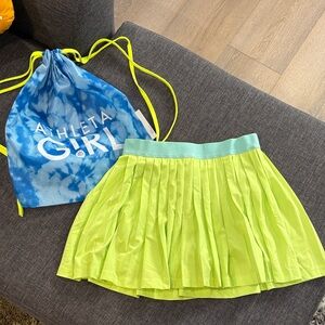 Athleta Girl Pleated Tennis  Skirt XL (14)